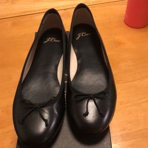 Classic Unstructured Leather Ballet flats, sz 7